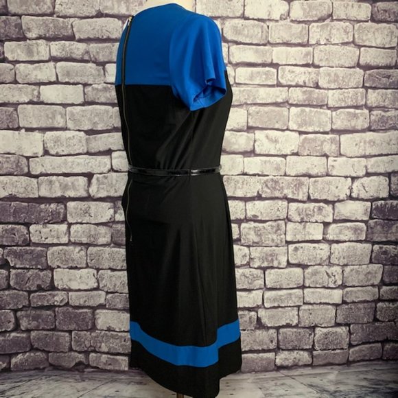 Liz Claiborne Short Sleeve Belted Dress Size M - Picture 9 of 10